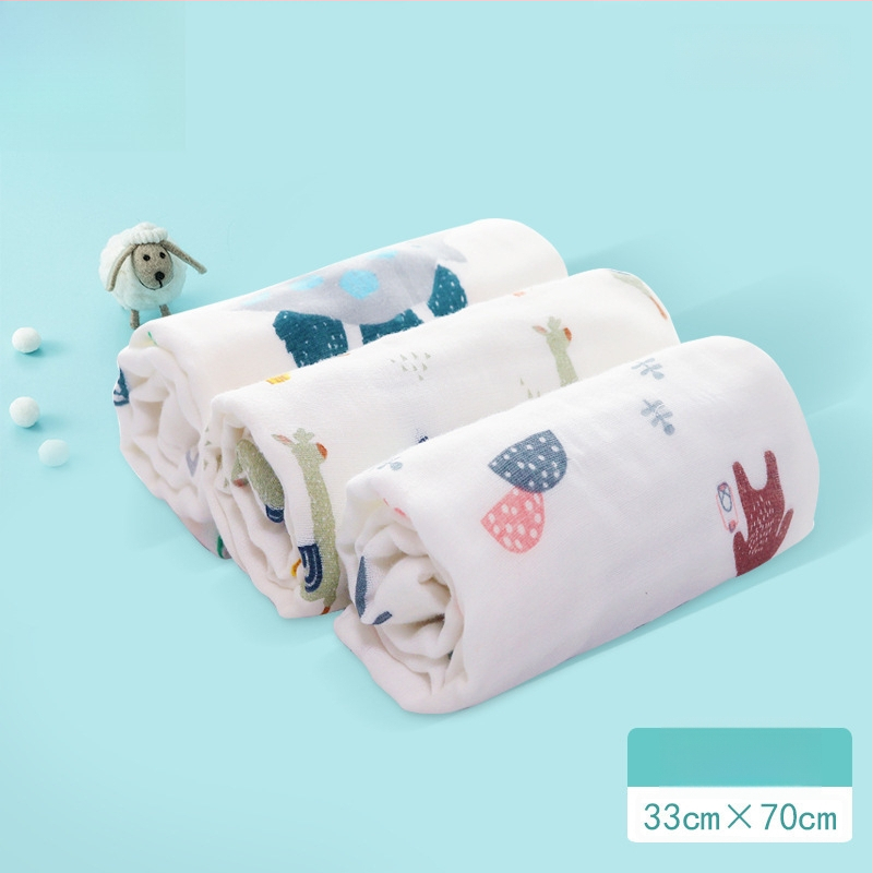 Bērnu marles dušas dvielis – 100% kokvilna, taisnstūrveida, 70 g