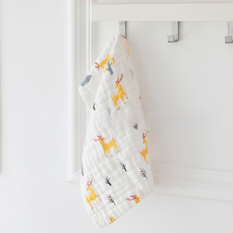 Gauze dvieļa vannai, 6 slāņi, 99% kokvilna, vienkārša diega, logotipa druka iespējama