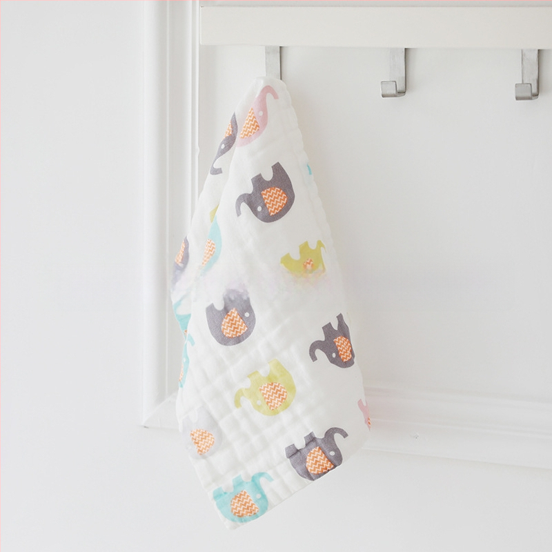 Gauze dvieļa vannai, 6 slāņi, 99% kokvilna, vienkārša diega, logotipa druka iespējama