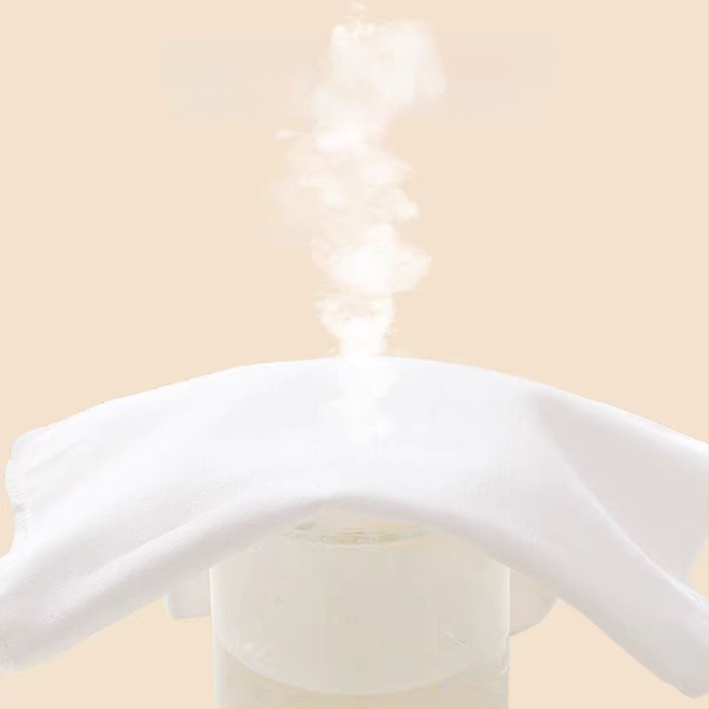 Baba/gyerek pamut-géz törölköző karikatúra mintával, légáteresztő tavasszal-nyáron