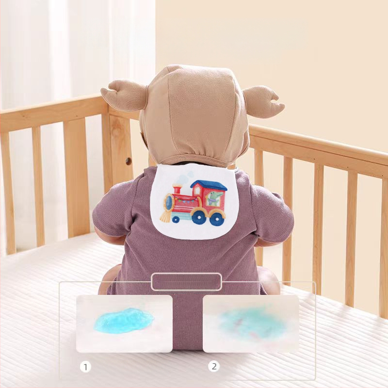 Baba/gyerek pamut-géz törölköző karikatúra mintával, légáteresztő tavasszal-nyáron