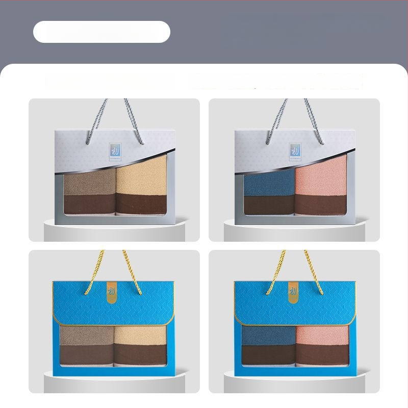 Dāvanu komplekts dvieļiem kastē, no 100% kokvilnas, 250 g, logotipa drukāšana pieejama, biznesa dāvana