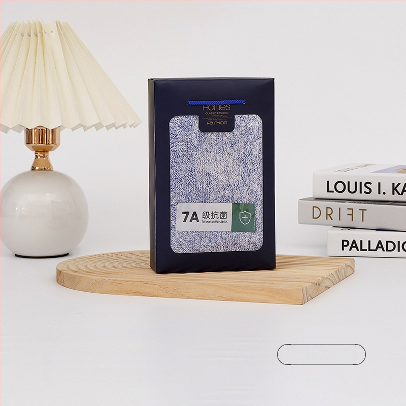 Triju dvieļu komplekts dāvanu kastē, korāla pūkains audums, uzsūcošs, logotipa personalizācija, zīmols Mufanduo