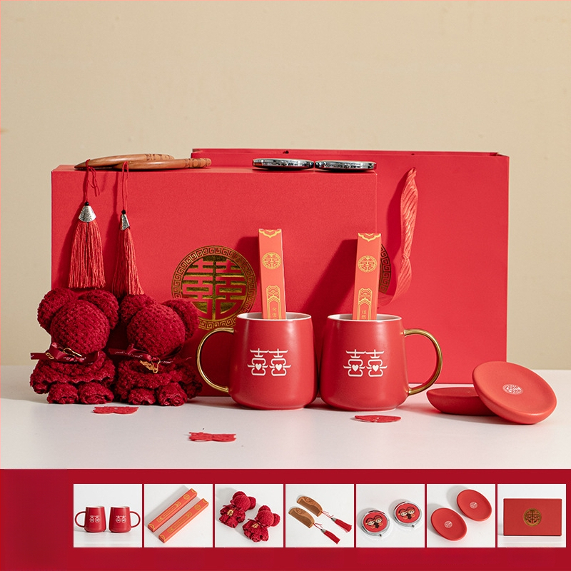 Porcelāna pāra mutes skalošanas krūzes kāzām – cilindriska, vienslāņa, izturīga augstām temperatūrām