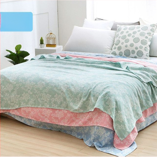 Medvilninis rankšluosčių pledas, pastoraliu stiliumi