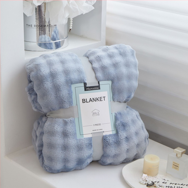 Koralinio veliūro antklodė, vieno sluoksnio, dviejų pusių, 100% poliesteris, svoris 300, pavasario–rudens naudojimui