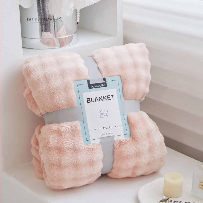 Koralinio veliūro antklodė, vieno sluoksnio, dviejų pusių, 100% poliesteris, svoris 300, pavasario–rudens naudojimui