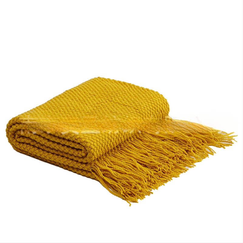 Šiaurietiškas minimalistinis burbulinis megztinis pledas - akrilas, 500–799 g, šiuolaikiškai paprastas stilius, pavasaris ir ruduo, pritaikomas