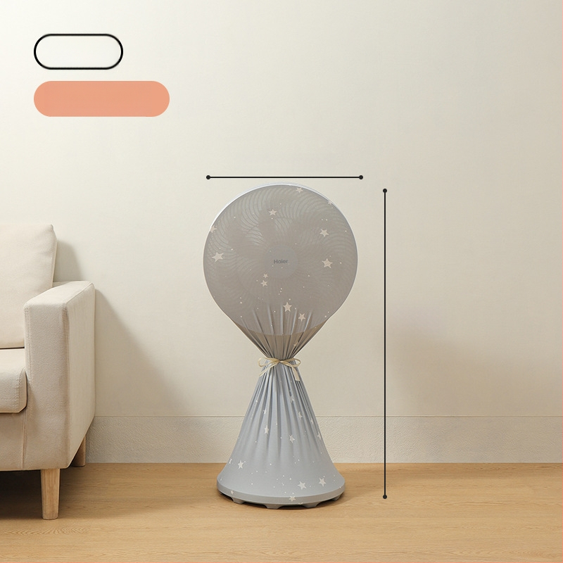 Univerzális porvédő borítás toronyventilátorhoz — rugalmas Milk Silk szövet, poliészter-pamut, porvédő hálós védő