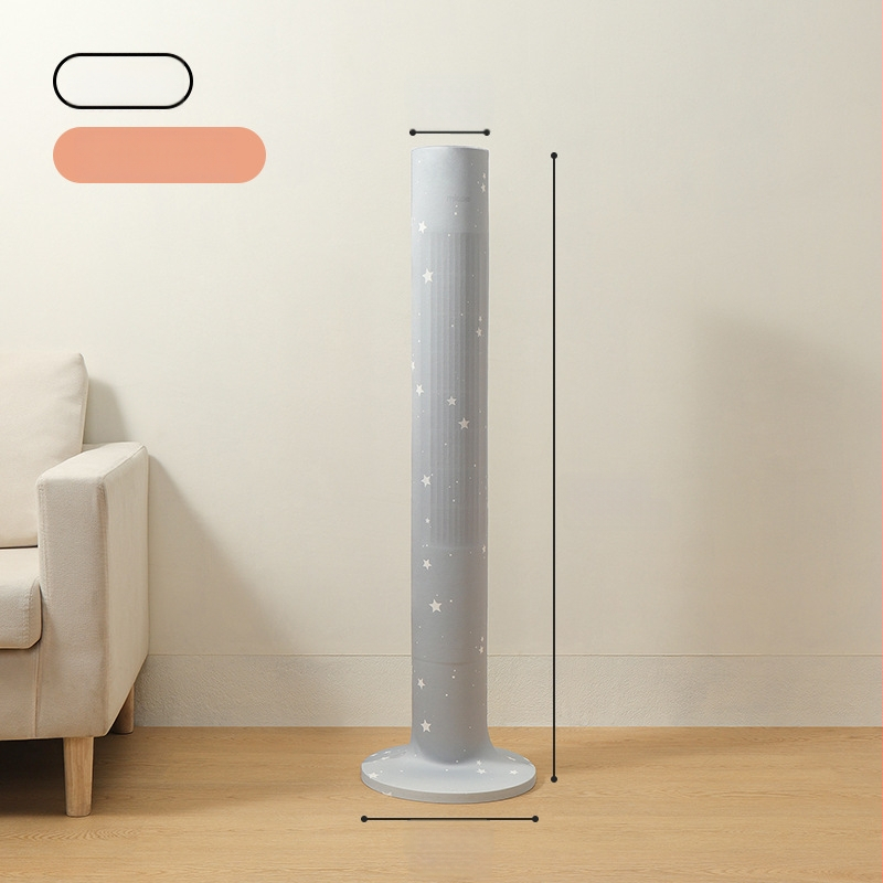 Univerzális porvédő borítás toronyventilátorhoz — rugalmas Milk Silk szövet, poliészter-pamut, porvédő hálós védő