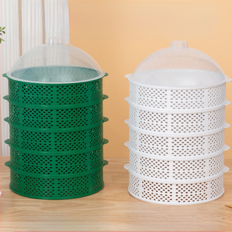 Daugiasluoksnis plastikinis patiekalų dangtelis likusiems – dulkių apsauga, maisto apsauga, namų stalo naudojimui