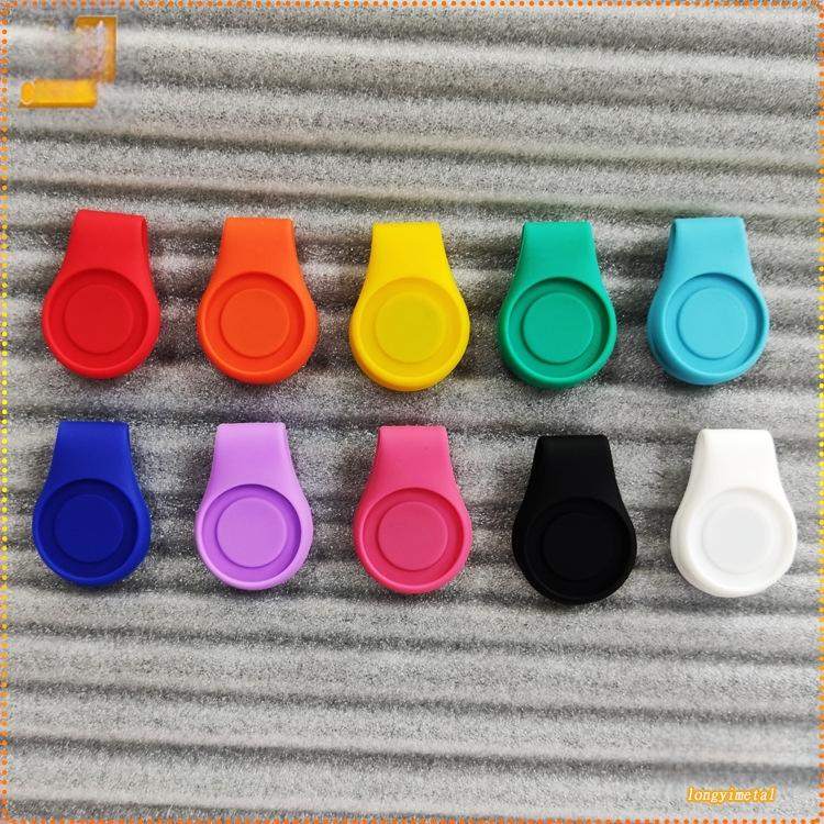 Golf silikona cepures klips ar magnētisko bumbu marķieri, Longyi zīmols, ar drukātu logotipu