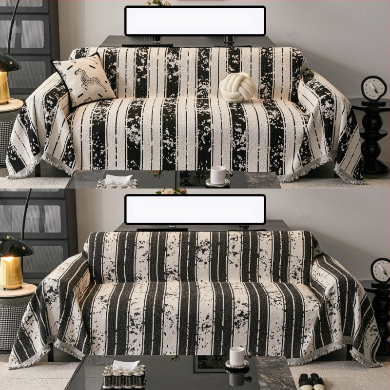 Chenille kanapéfedő - háromüléses, kétoldalas, virágos minta, sokoldalú