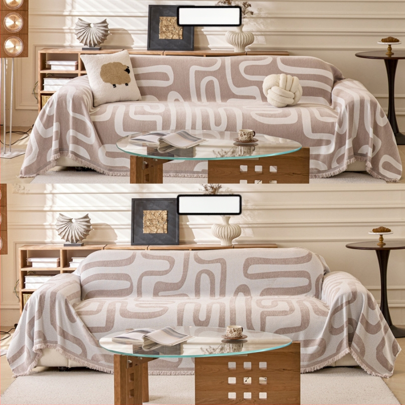 Chenille kanapéfedő - háromüléses, kétoldalas, virágos minta, sokoldalú