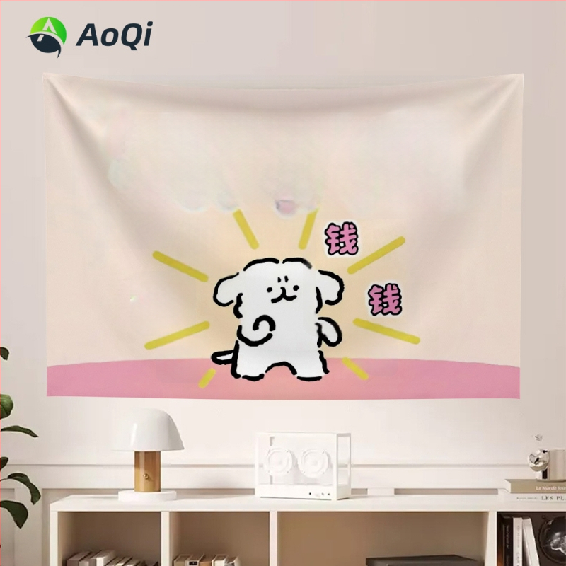 Prisitaikantis poliesterio gobelenas sienai – stačiakampis sieninis kilimas su skaitmenine termotransferinės spauda peizažo raštu, svetainei ir miegamajam