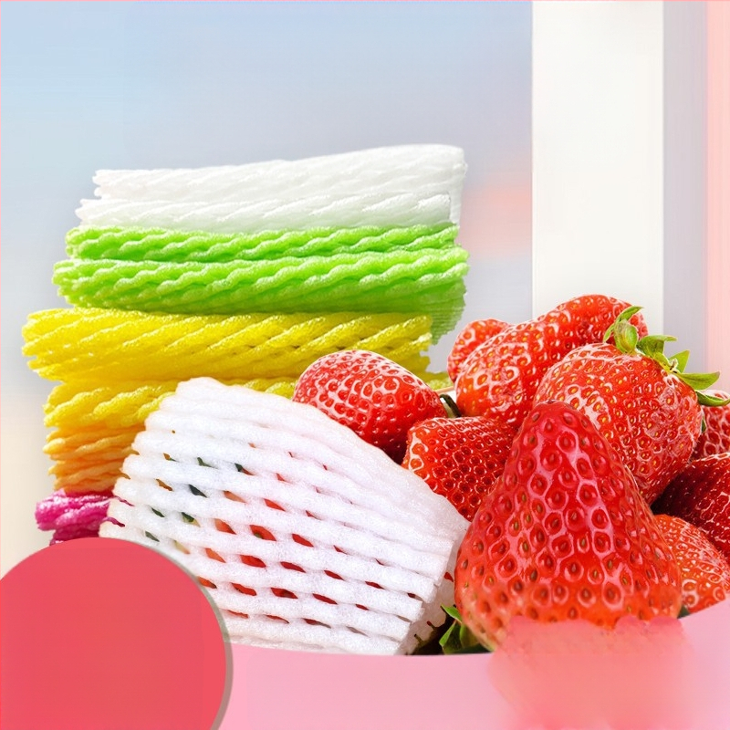 Vaisių tinklinė apsauga iš EPE perlų vatos, kvėpuojanti, storinta apsauga šviežiam vaisiams ir daržovėms