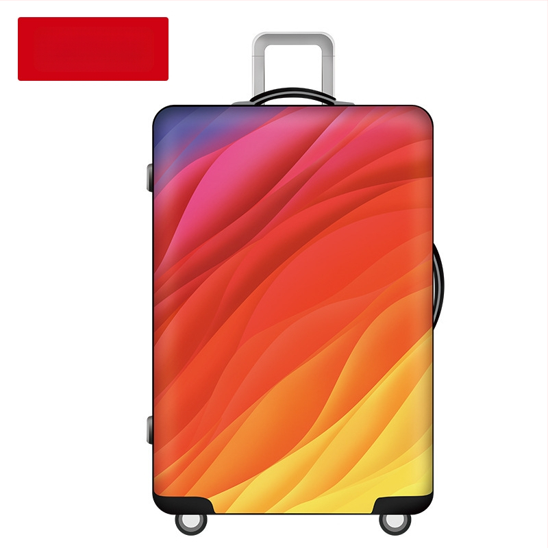 Rain Village калъф за багаж, геометричен принт, унисекс, памучен плат, подплата от еластичен памук, устойчив на износване (20–35 л, памук, устойчив на износване)