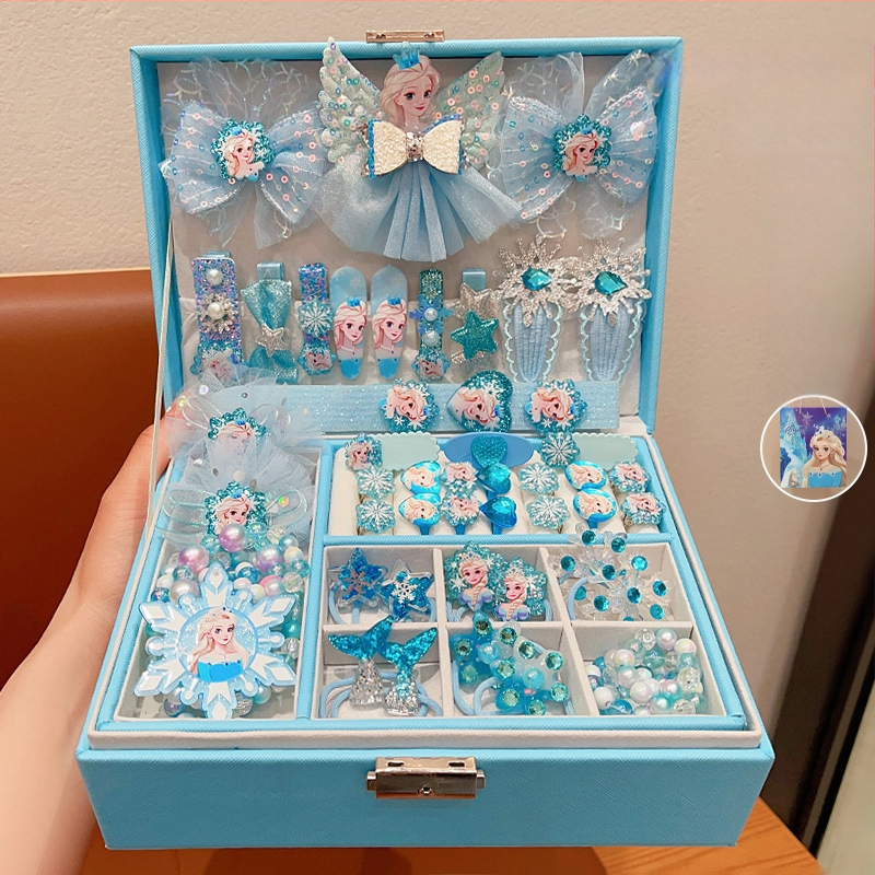 Bērnu matu aksesuāru komplekts – Korejas stila prinčeses galvas lentītes, metāla materiāls (2021. gada vasara)