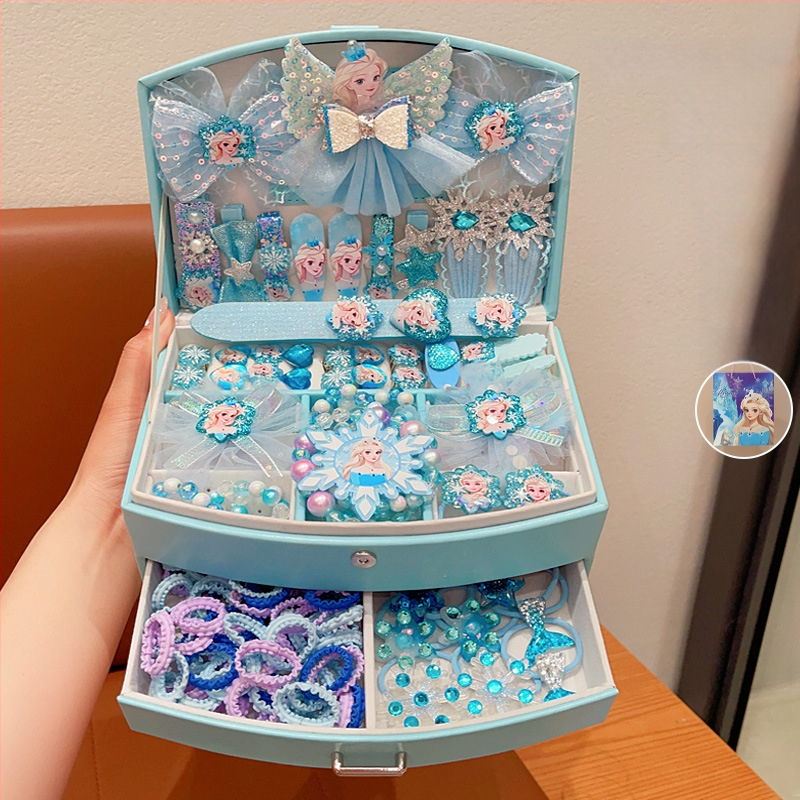 Bērnu matu aksesuāru komplekts – Korejas stila prinčeses galvas lentītes, metāla materiāls (2021. gada vasara)