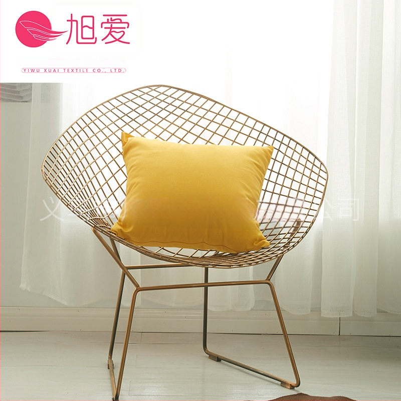 Xu Love kokvilnas spilvendrāna, vienkrāsaina, mūsdienīgs minimālisma stils, bez pildījuma