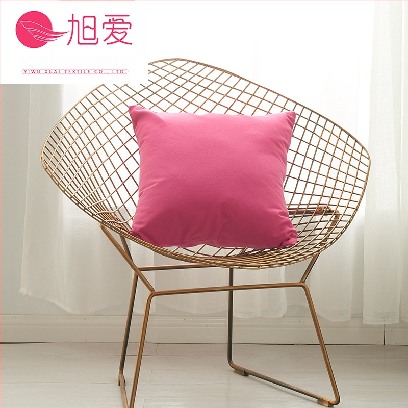 Xu Love kokvilnas spilvendrāna, vienkrāsaina, mūsdienīgs minimālisma stils, bez pildījuma