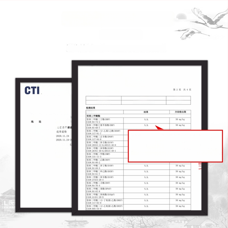 Ādas galda paliktnis, taisnstūrains, ūdensizturīgs, pretslīdīgs, nodilumizturīgs, eļļas izturīgs, siltuma izolācija — Jaunais ķīniešu stils