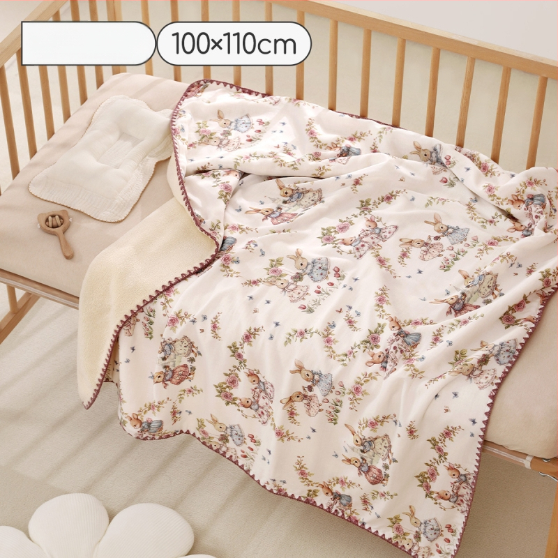 Hordozható babafürdő törölköző-köntös — bambusz rost, 120–140 g, nyomtatott gyártási folyamat, Jingqi