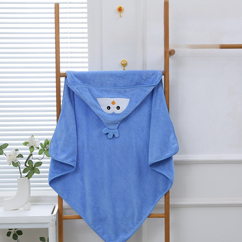 Yaqi korallfleece törölköző gyerekeknek kapucnival, nedvszívó, 200–300 g