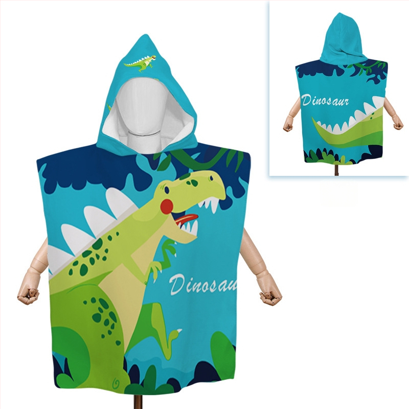 Yingxing mikroszálas babafürdőlepedő kapucnival – egyedi rajzfilm dizájn, nedvszívó, gyorsan száradó, 300–400 g