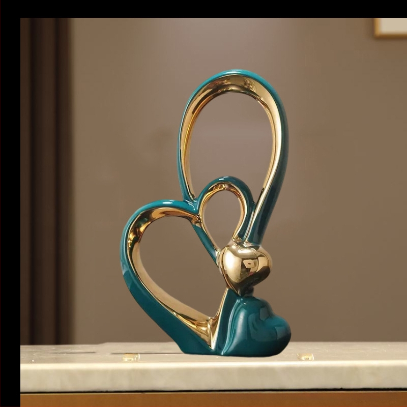 Viesistabas dekoratīvo figūru komplekts, balta porcelāna, ģeometriskas formas, mūsdienīgs minimālisms — dāvana jaunam mājoklim