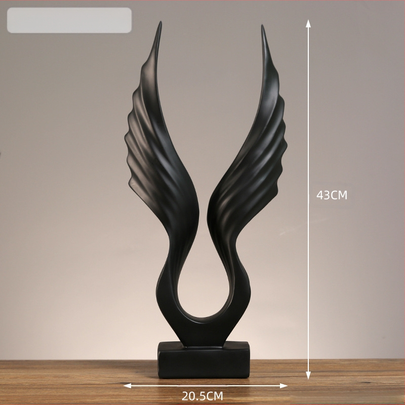 Dekoratyvinė erelio figūrėlė su išskėstais sparnais; derva, Master Gu, dekoracijos, kartoninė pakuotė