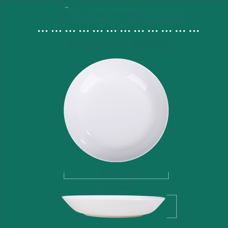 Tengjing bone china taldrik – ümmargune, mikrolaineohutu, logotüübi printimine saadaval, kohandatav, >45% luu tuhka sisaldus