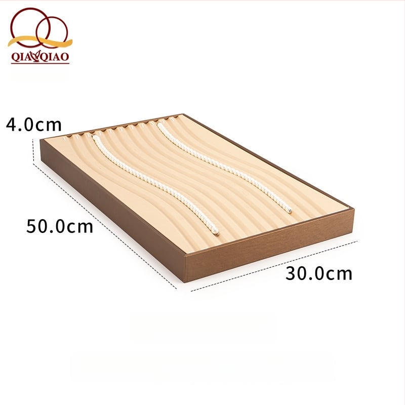 Rotaslietu displeja kārba ar pērļu kaklarotas trauku, pērļu fotodisplejs, bez privātas zīmola, mākslas stils, 2023. gada pavasaris