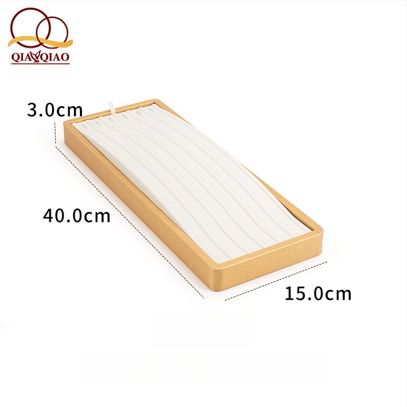 Rotaslietu displeja kārba ar pērļu kaklarotas trauku, pērļu fotodisplejs, bez privātas zīmola, mākslas stils, 2023. gada pavasaris