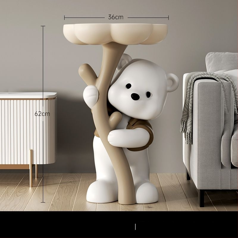 Lāča figūra no sveķiem - stāvoša, mūsdienīgs mājas dekors, Yongbo, pusrokdarbs, biznesa dāvana