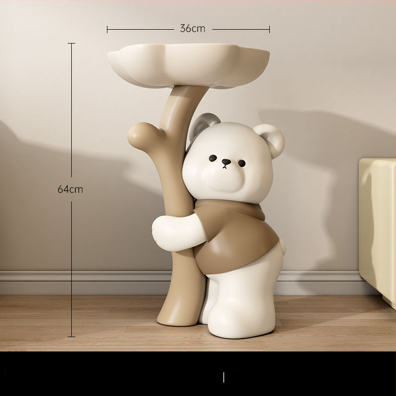 Lāča figūra no sveķiem - stāvoša, mūsdienīgs mājas dekors, Yongbo, pusrokdarbs, biznesa dāvana