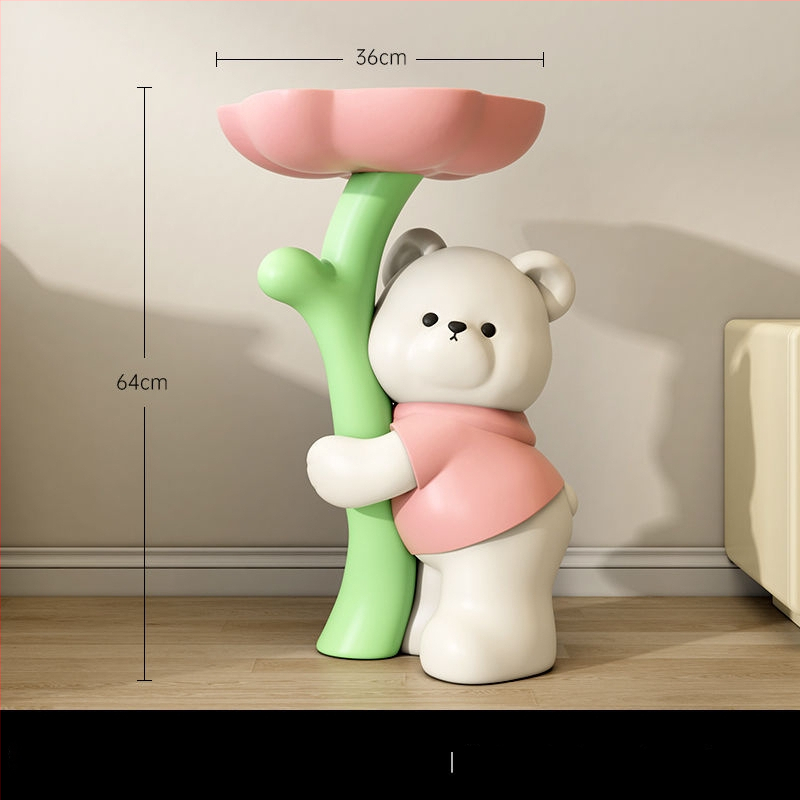 Lāča figūra no sveķiem - stāvoša, mūsdienīgs mājas dekors, Yongbo, pusrokdarbs, biznesa dāvana