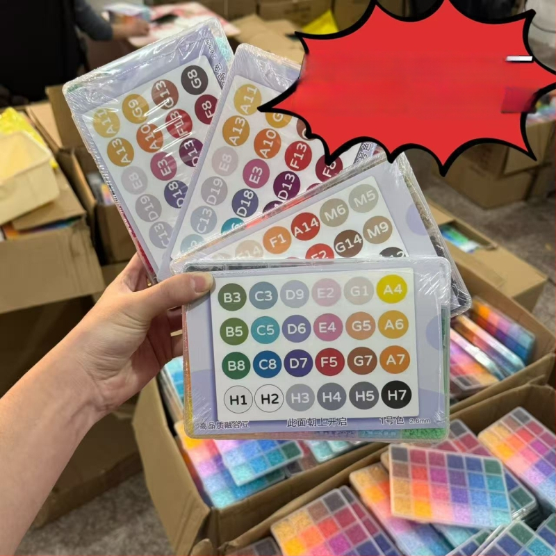 DIY set za perlice za djecu – plastične perle, injekcijsko oblikovanje, totem uzorak, INS stil