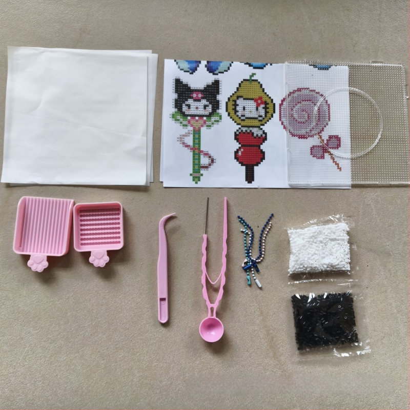 DIY set za perlice za djecu – plastične perle, injekcijsko oblikovanje, totem uzorak, INS stil