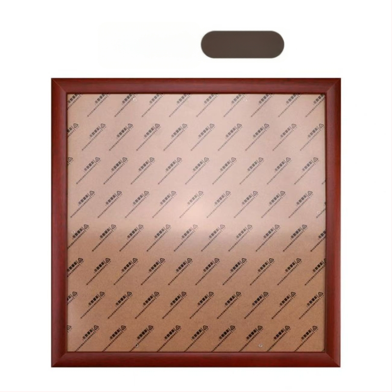 Četri kadri fotogrāfijām, kvadrāta formas, no masīvā koka un kompozītkoka, piemēroti ķīniešu glezniecībai un kaligrāfijai