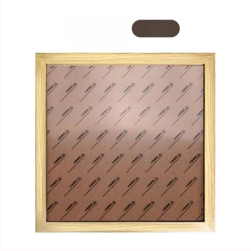 Četri kadri fotogrāfijām, kvadrāta formas, no masīvā koka un kompozītkoka, piemēroti ķīniešu glezniecībai un kaligrāfijai