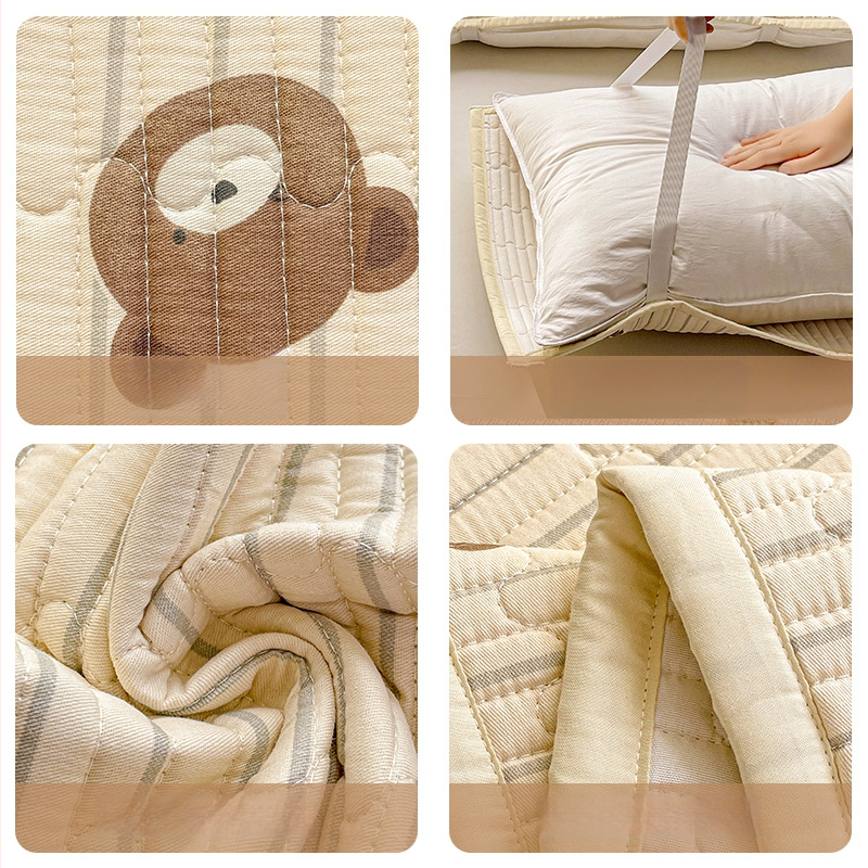 Kokvilnas spilvendrāna ar kvilētu šuvumu, vairāk nekā 95% kokvilnas, 40s audums, reaktīvā krāsošana