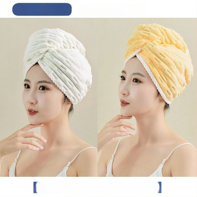 Sieviešu matu žāāvēšanas cepure, bieza, ārkārtīgi absorbējoša, ātra žāvēšana salīdzinājumā ar kokvilnu, bez matu izkrišanas, poliestera džakarda materiāls