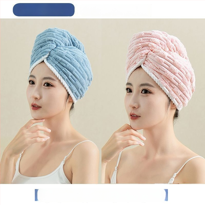 Sieviešu matu žāāvēšanas cepure, bieza, ārkārtīgi absorbējoša, ātra žāvēšana salīdzinājumā ar kokvilnu, bez matu izkrišanas, poliestera džakarda materiāls