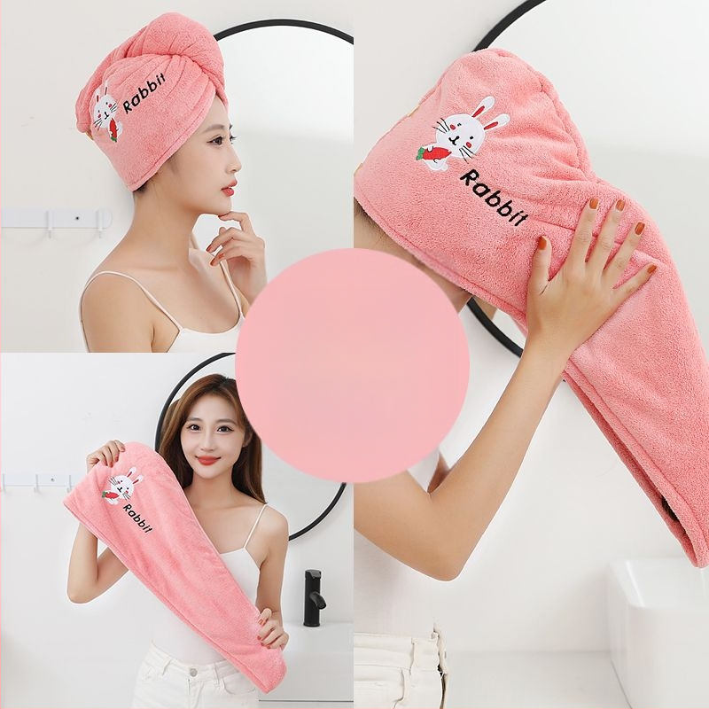 Sievietēm divslāņaina matu žāvēšanas cepure, mikrošķiedra, 150D diegi, izšūta, svars zem 30 g