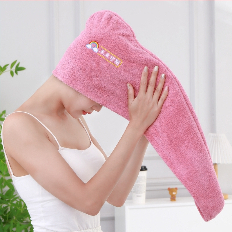 Kétrétegű gyorsan szívó hajtörölköző sapka nőknek, 200 g+