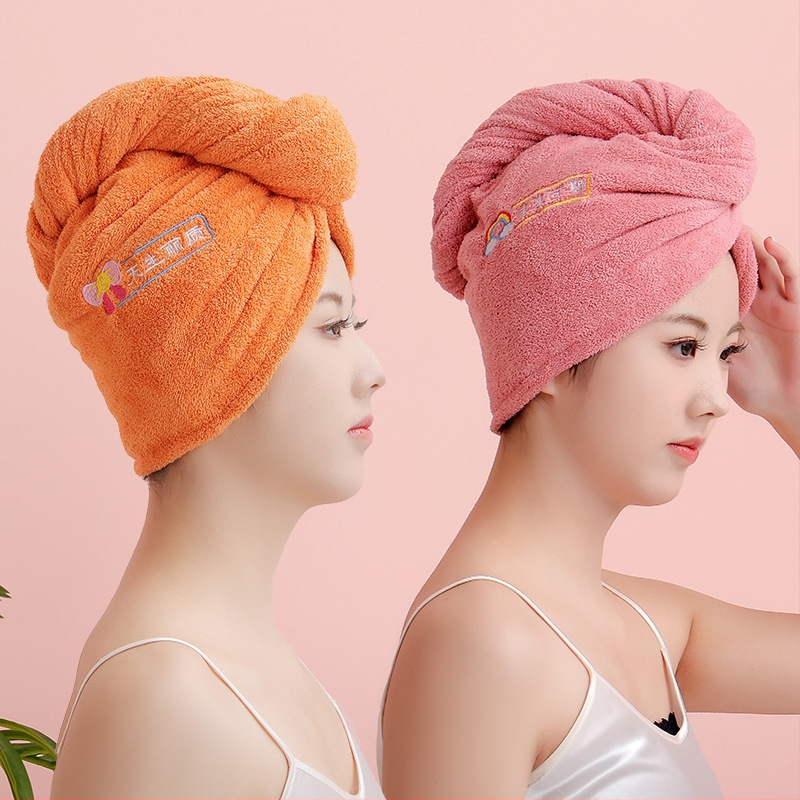 Kétrétegű gyorsan szívó hajtörölköző sapka nőknek, 200 g+