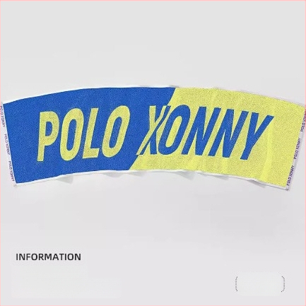 Sport törölköző - tiszta pamut, Jacquard szövet, Core/AB szálak, 120–140 g, logó nyomtatás lehetséges