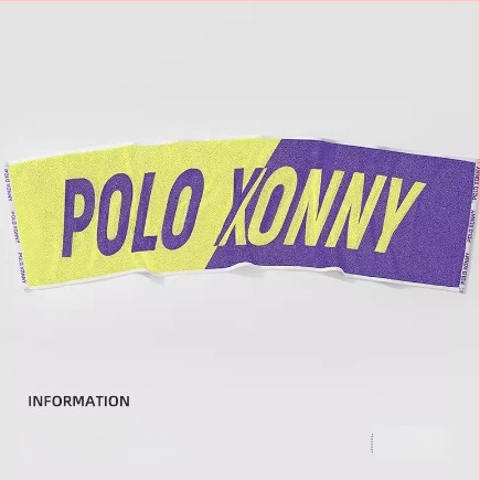 Sport törölköző - tiszta pamut, Jacquard szövet, Core/AB szálak, 120–140 g, logó nyomtatás lehetséges