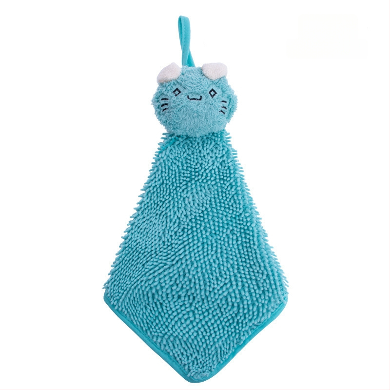 Függő kéztörlő coral fleece-ből, 16 szál, 80–100 g, varrásos kivitel